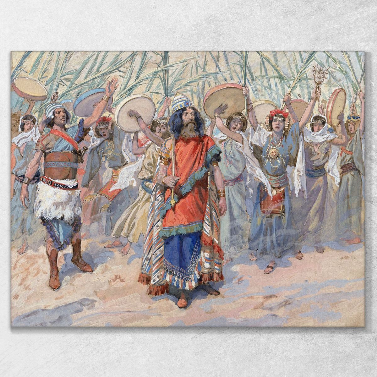 Festivities In Honour Of David James Tissot jts28 canvas print 