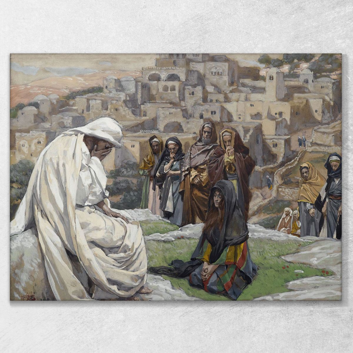 Jesus Wept James Tissot jts42 canvas print 