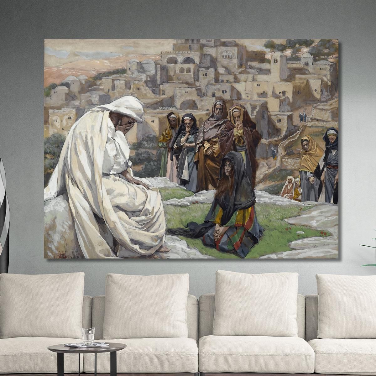 Jesus Wept James Tissot jts42 canvas print 