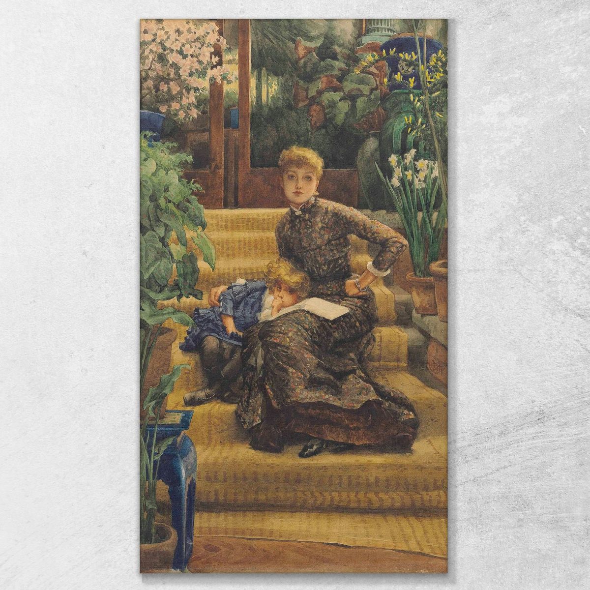 The Elder Sister The Elder Sister James Tissot jts56 canvas print 