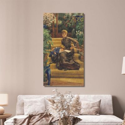 The Elder Sister The Elder Sister James Tissot jts56 canvas print 