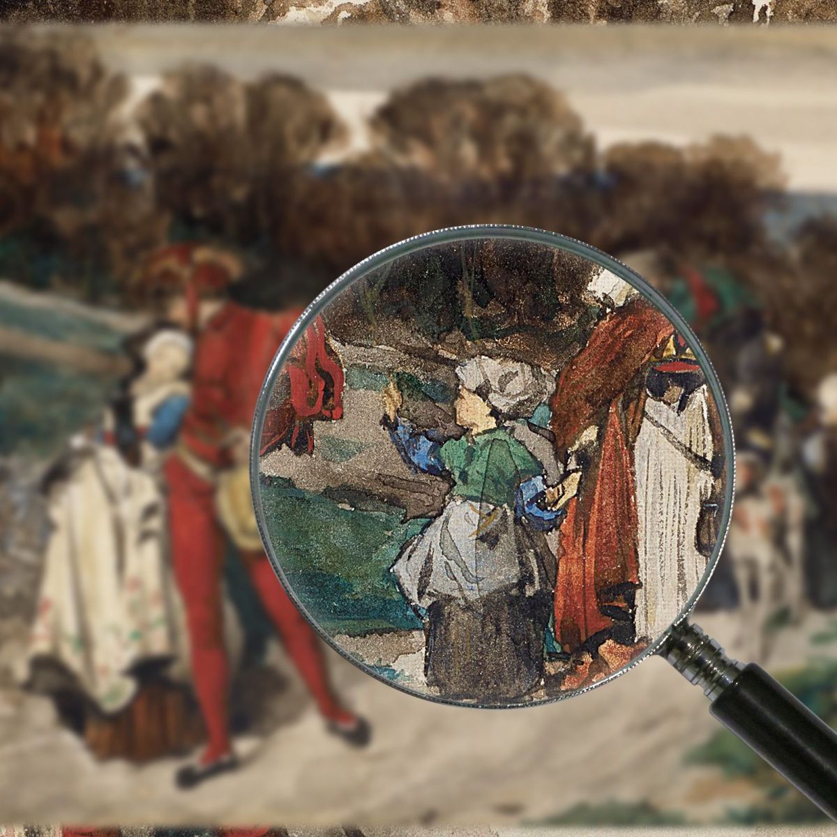 The Departure Of The Fiancé James Tissot jts60 canvas print
