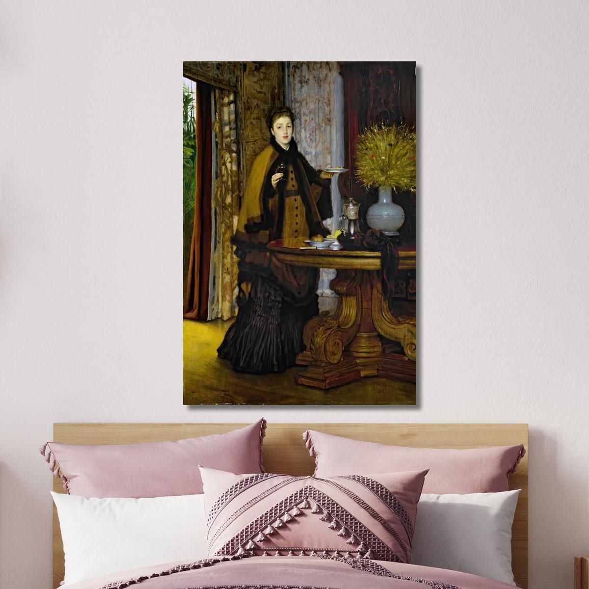 Le Goúter The Snack James Tissot jts61 canvas print 