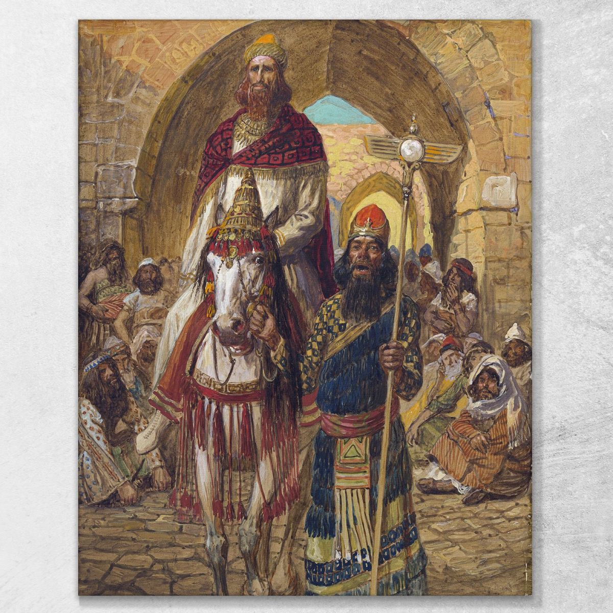 Mordecai S Triumph James Tissot jts63 canvas print 