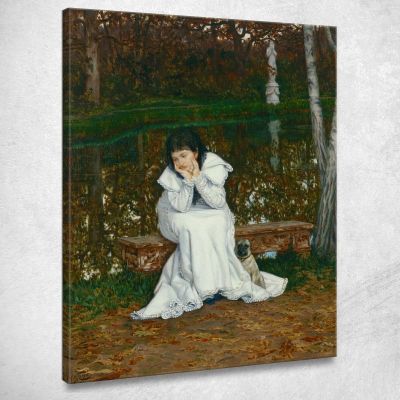 Melancholy James Tissot jts67 canvas print 