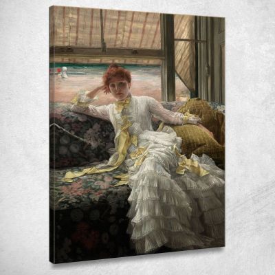 Seaside James Tissot jts93 canvas print 