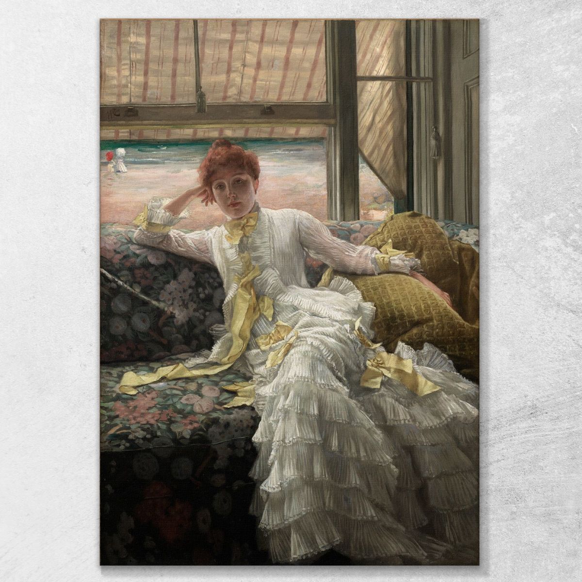 Seaside James Tissot jts93 canvas print 