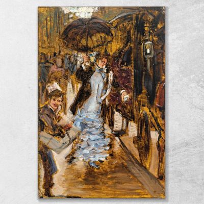Sketch For The Maid Of Honor James Tissot jts95 canvas print 