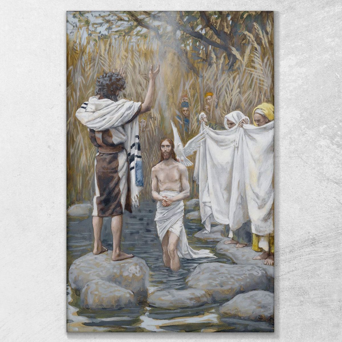 The Baptism Of Jesus James Tissot jts108 canvas print 