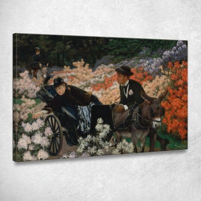 The Morning Ride James Tissot jts127 canvas print 