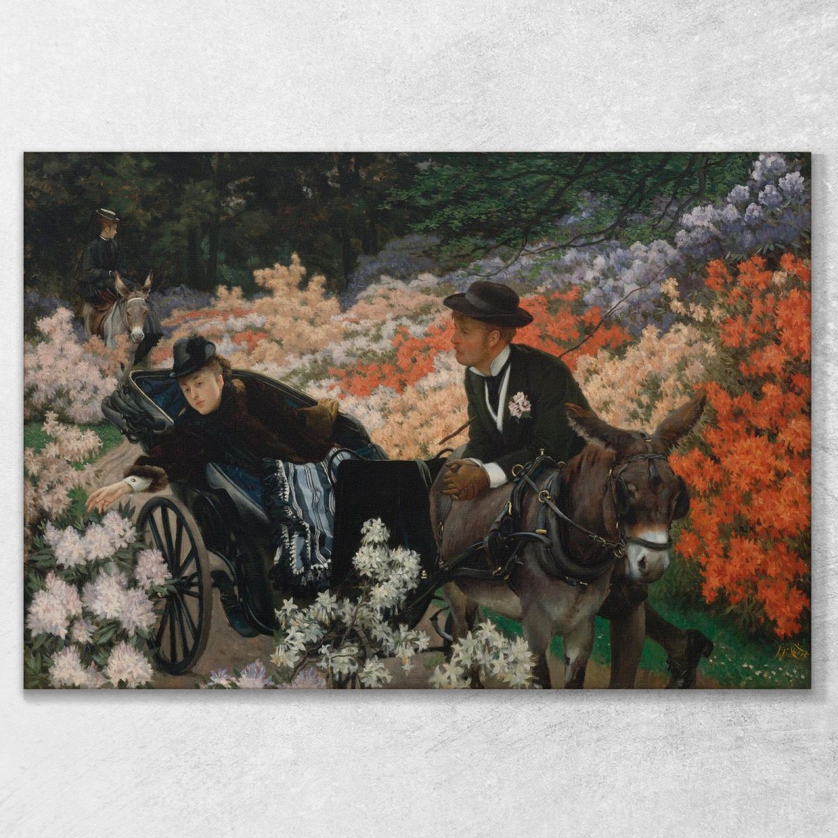 The Morning Ride James Tissot jts127 canvas print 
