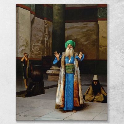 A Sultan At Prayer Jean-Léon Gérôme jlg4 canvas print 