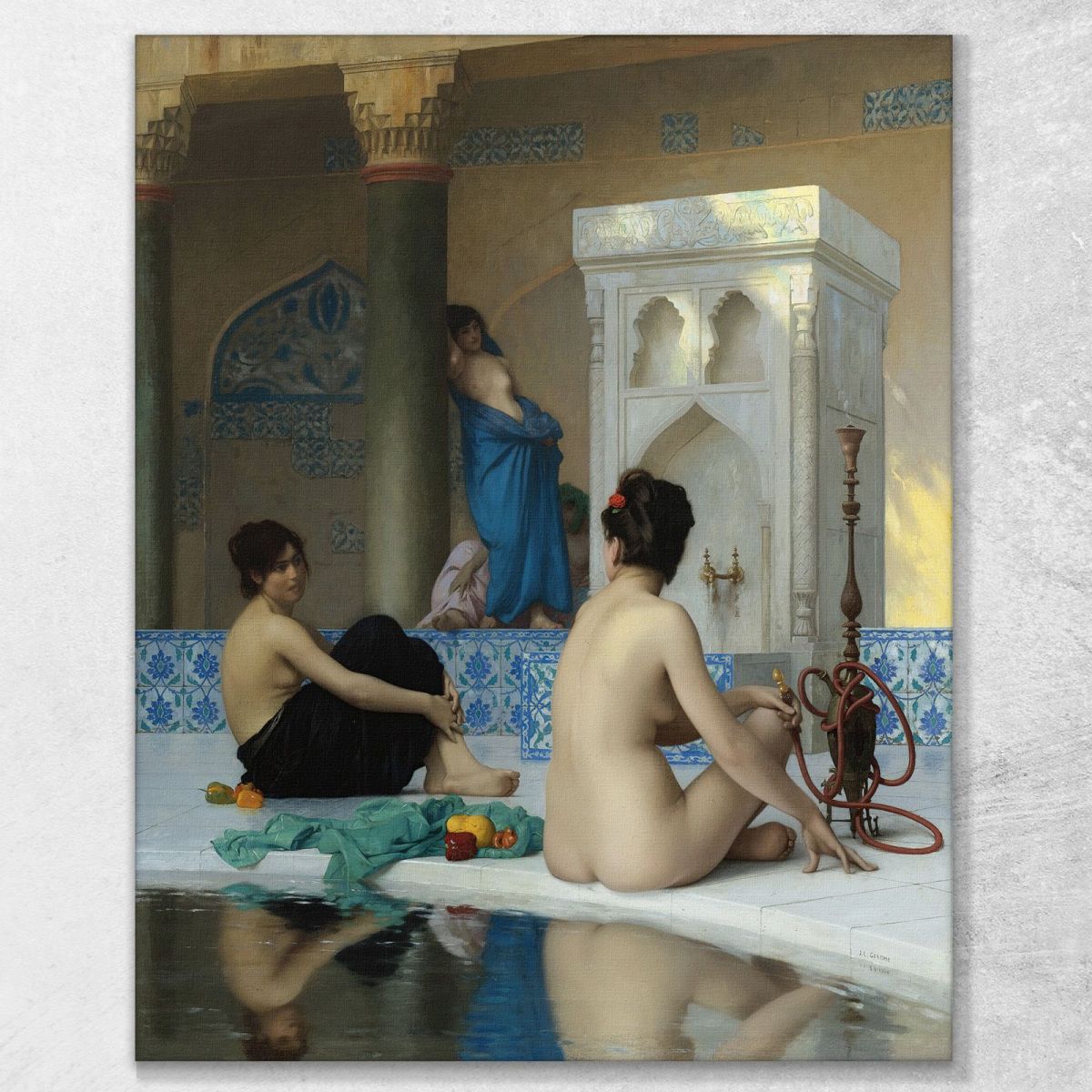 After The Bath Jean-Léon Gérôme jlg7 canvas print 