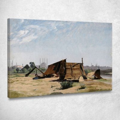 An Encampment Before Constantinople Jean-Léon Gérôme jlg11 canvas print 