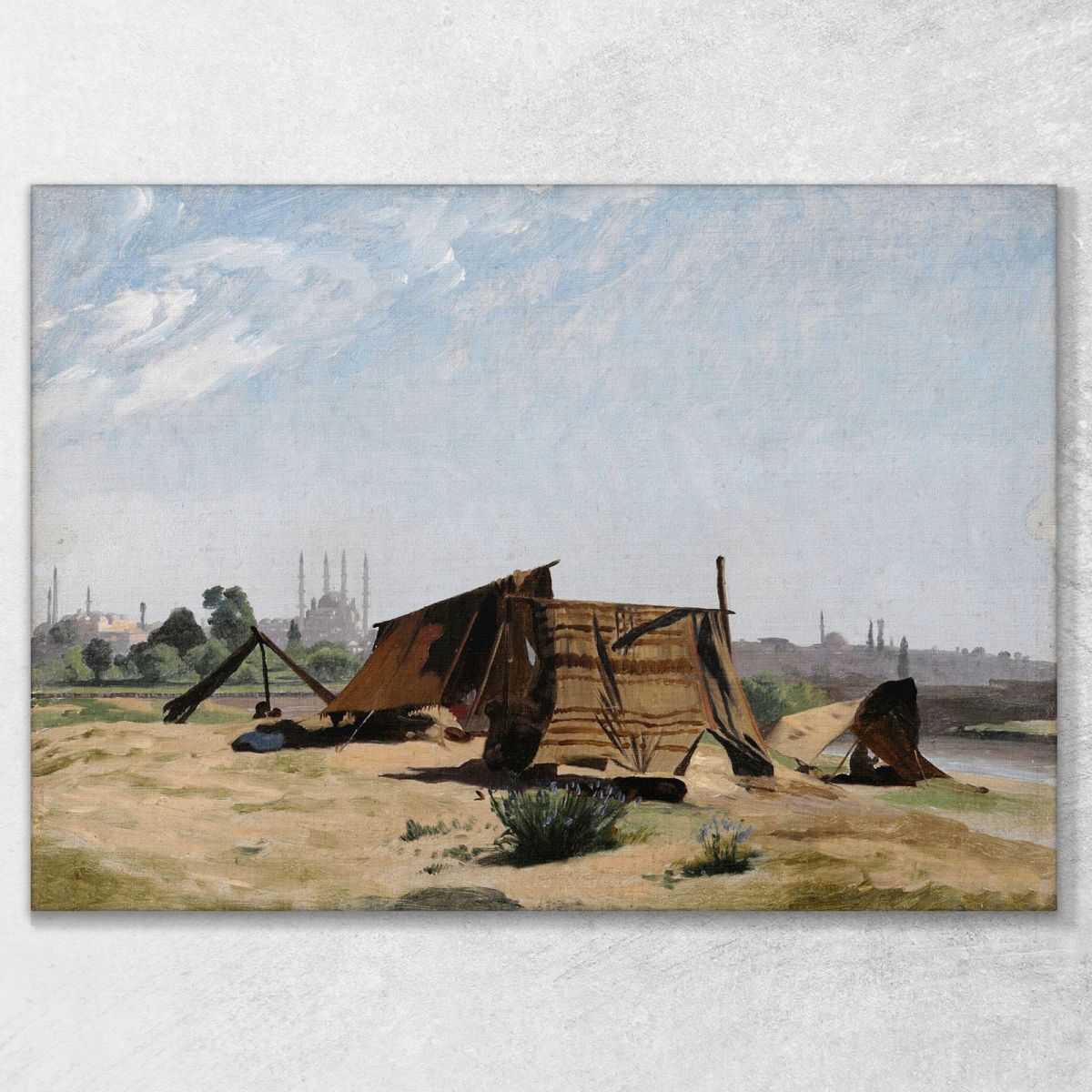 An Encampment Before Constantinople Jean-Léon Gérôme jlg11 canvas print 