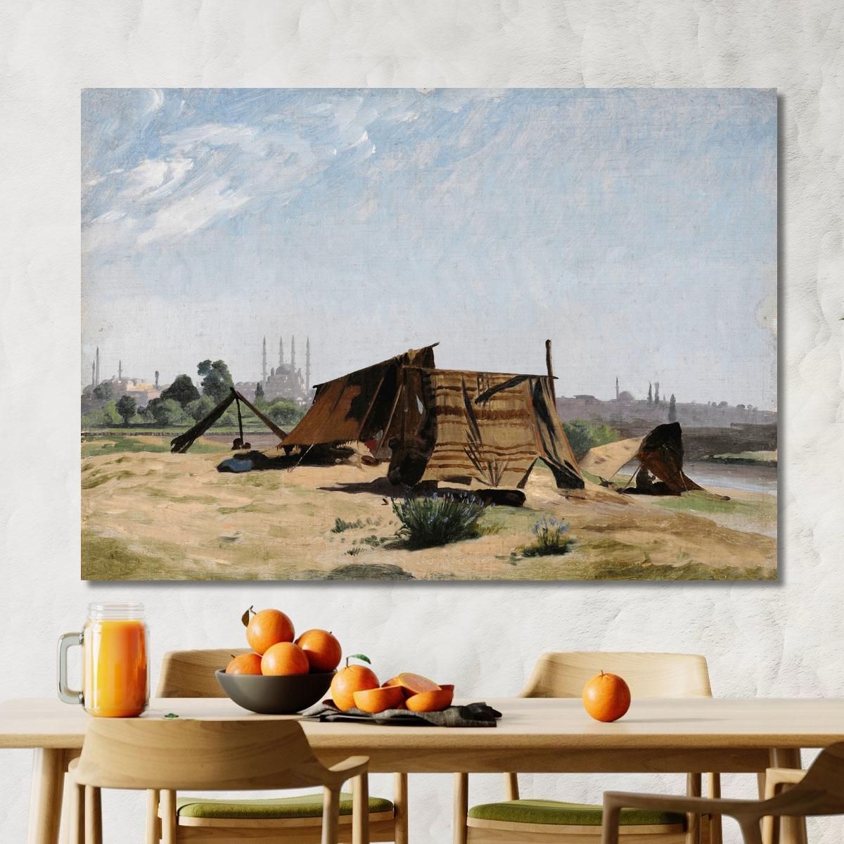 An Encampment Before Constantinople Jean-Léon Gérôme jlg11 canvas print 