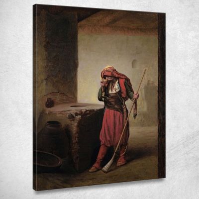 Arnaut Drinking Jean-Léon Gérôme jlg16 canvas print 