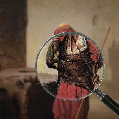Arnaut Drinking Jean-Léon Gérôme jlg16 canvas print