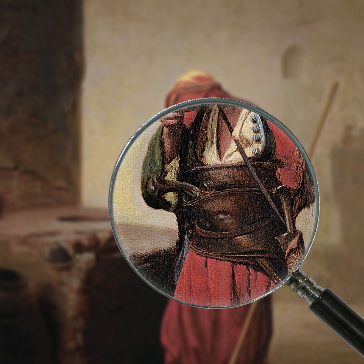 Arnaut Drinking Jean-Léon Gérôme jlg16 canvas print