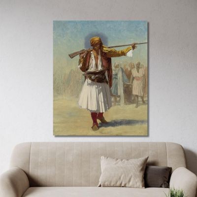 Arnaut Officer Jean-Léon Gérôme jlg18 canvas print 