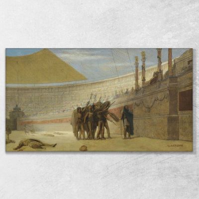Hail Caesar We Who Are About To Die Salute You Jean-Léon Gérôme jlg23 canvas print 