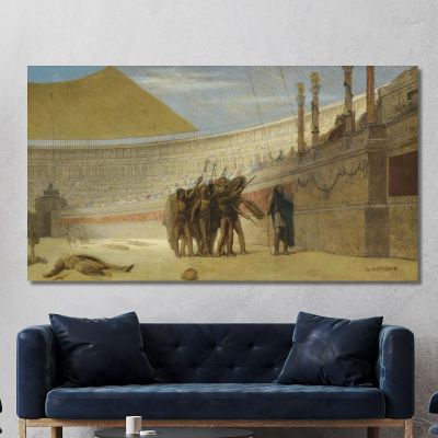 Hail Caesar We Who Are About To Die Salute You Jean-Léon Gérôme jlg23 canvas print 