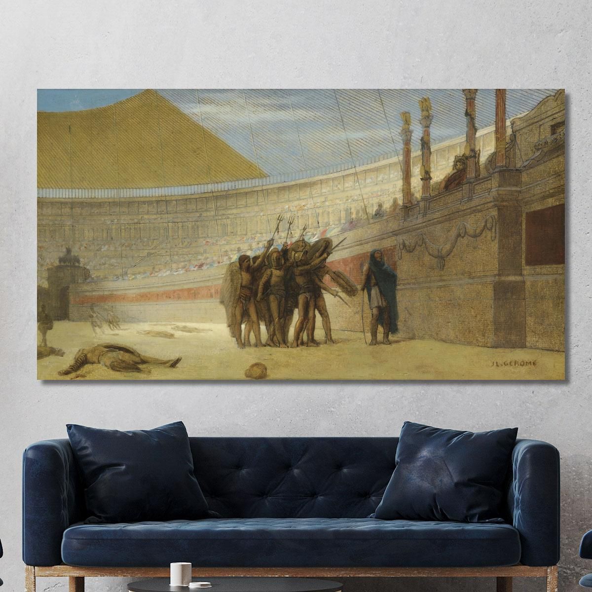 Hail Caesar We Who Are About To Die Salute You Jean-Léon Gérôme jlg23 canvas print 