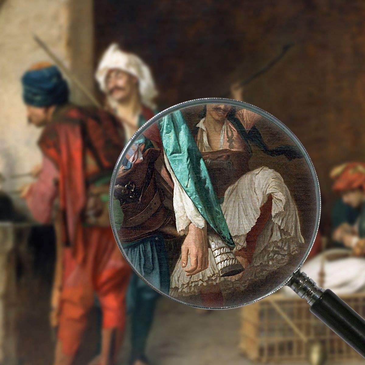 Cafe House Cairo Casting Bullets Jean-Léon Gérôme jlg31 canvas print