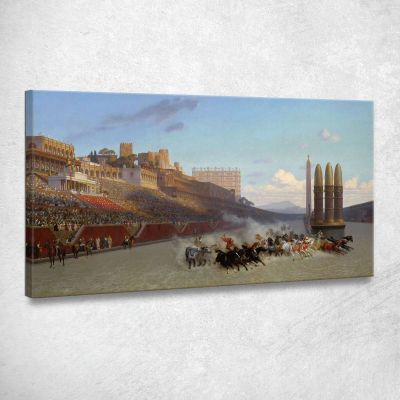 Chariot Race Jean-Léon Gérôme jlg35 canvas print 