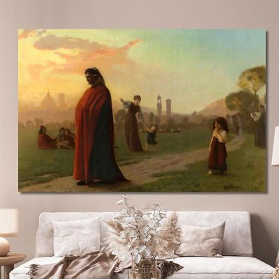 Dante He Hath Seen Hell Jean-Léon Gérôme jlg43 canvas print 