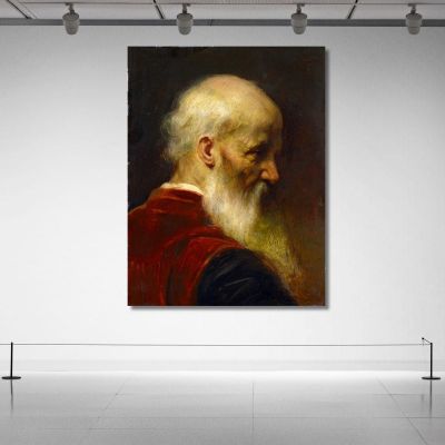 Head Of An Old Man Jean-Léon Gérôme jlg59 canvas print 