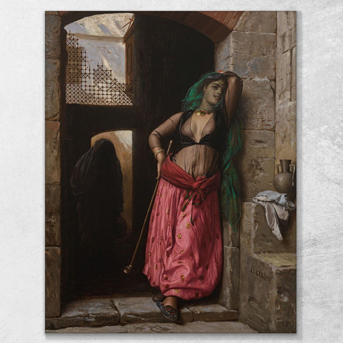 Young Girl From Cairo Jean-Léon Gérôme jlg62 canvas print 