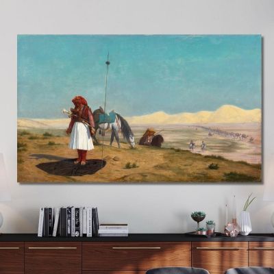 Prayer In The Desert Jean-Léon Gérôme jlg68 canvas print 