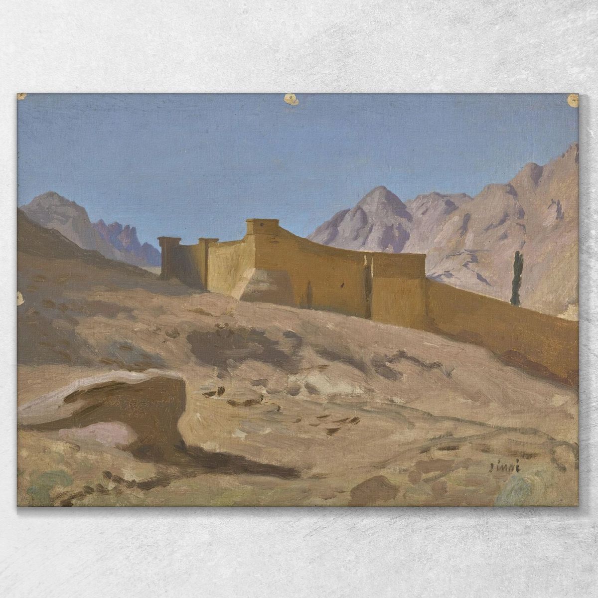 The Monastery Of Saint Catherine Jean-Léon Gérôme jlg74 canvas print 