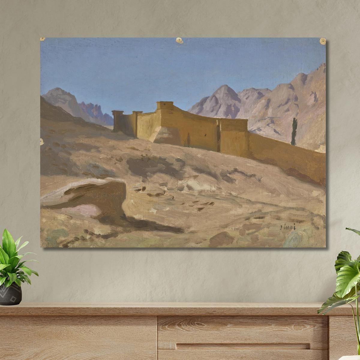 The Monastery Of Saint Catherine Jean-Léon Gérôme jlg74 canvas print 