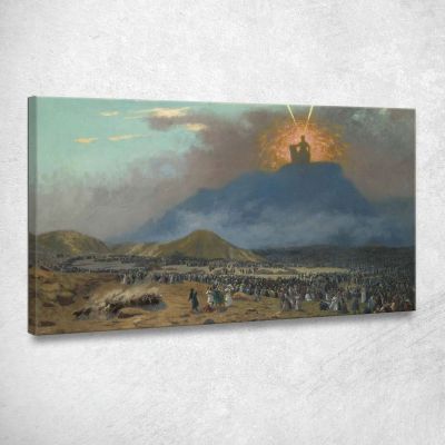 Moses On Mount Sinai Jean-Léon Gérôme jlg89 canvas print 