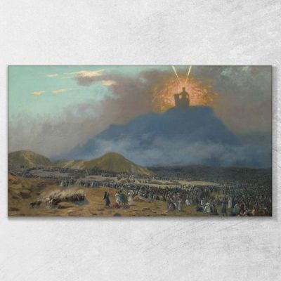 Moses On Mount Sinai Jean-Léon Gérôme jlg89 canvas print 