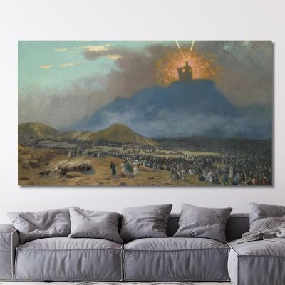 Moses On Mount Sinai Jean-Léon Gérôme jlg89 canvas print 