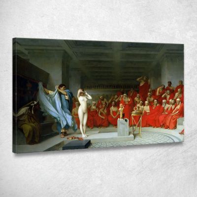 Phryne Revealed Before The Areopagus Jean-Léon Gérôme jlg93 canvas print 