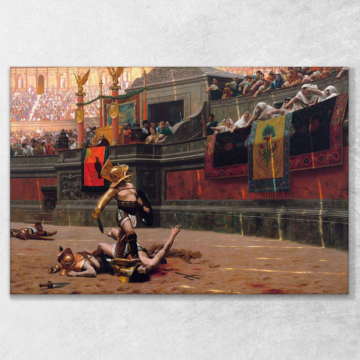 Thumbs Down Jean-Léon Gérôme jlg94 canvas print 