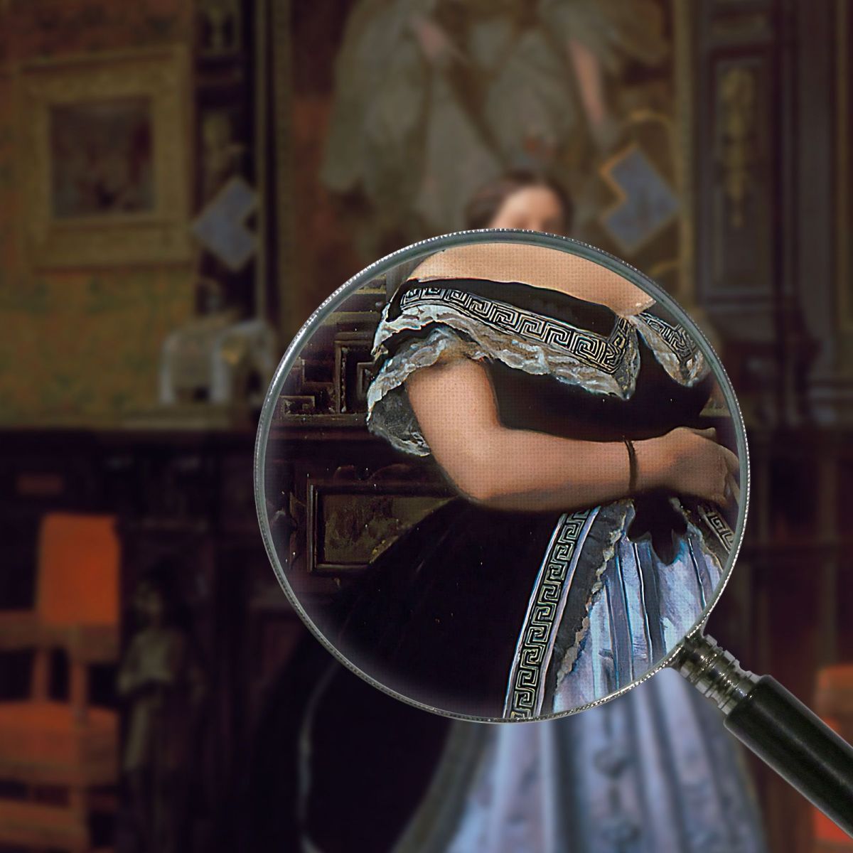 Portrait Of Charlotte De Rothschild Jean-Léon Gérôme jlg101 canvas print