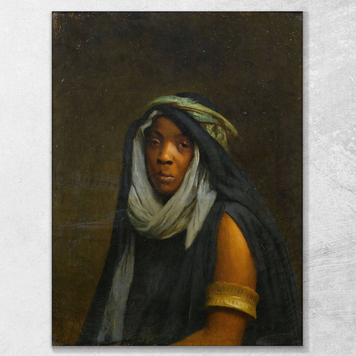 The Black Servant Girl Jean-Léon Gérôme jlg125 canvas print 