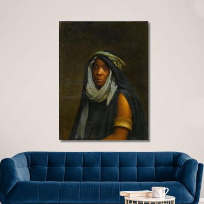 The Black Servant Girl Jean-Léon Gérôme jlg125 canvas print 
