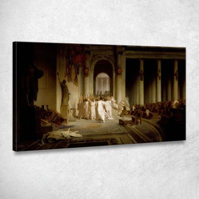 The Death Of Caesar Jean-Léon Gérôme jlg132 canvas print 