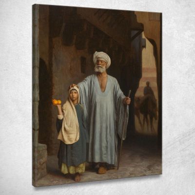 The Helping Hand Jean-Léon Gérôme jlg140 canvas print 