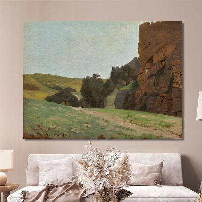 The Walls Of Jerusalem Jean-Léon Gérôme jlg152 canvas print 