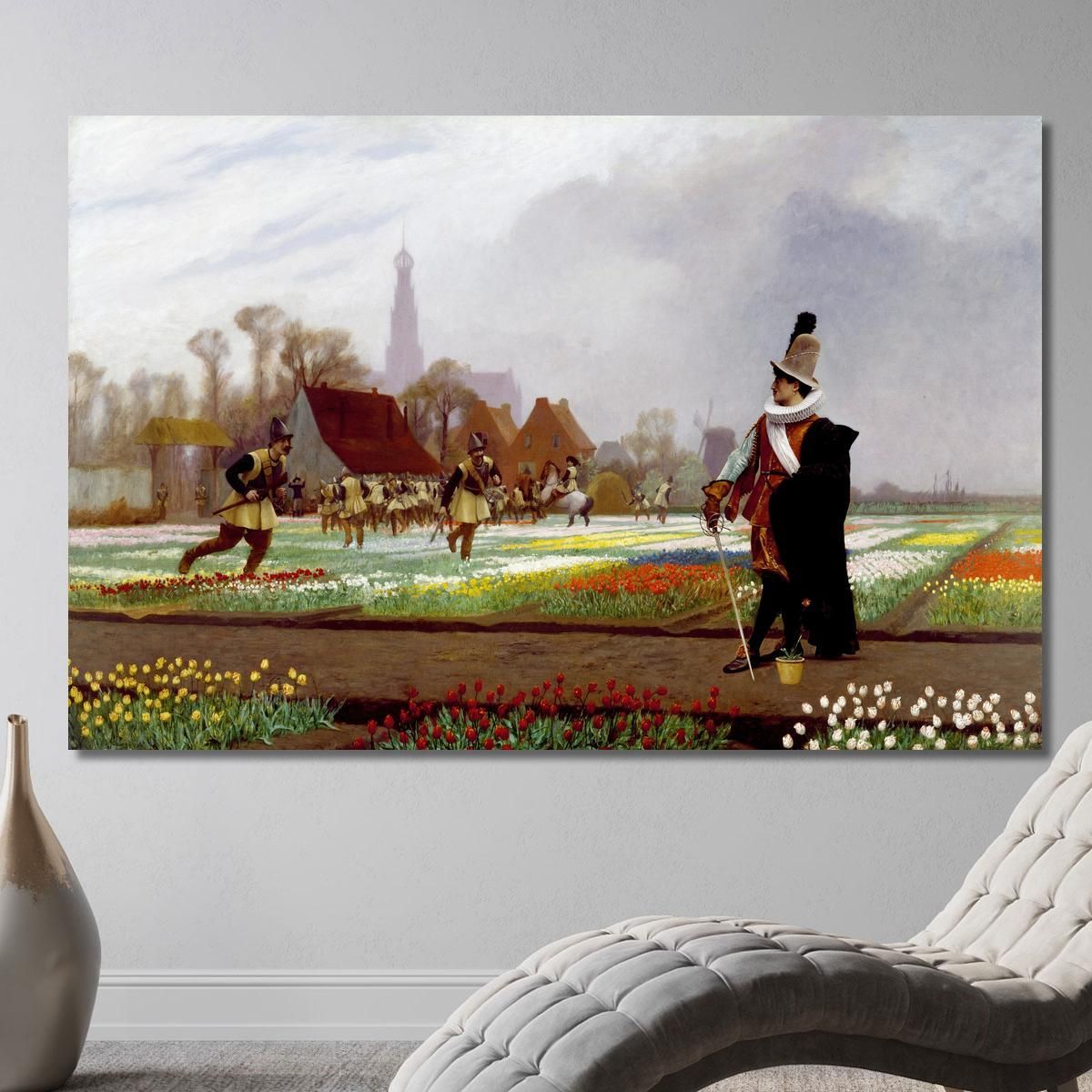 Tulip Folly Jean-Léon Gérôme jlg156 canvas print 