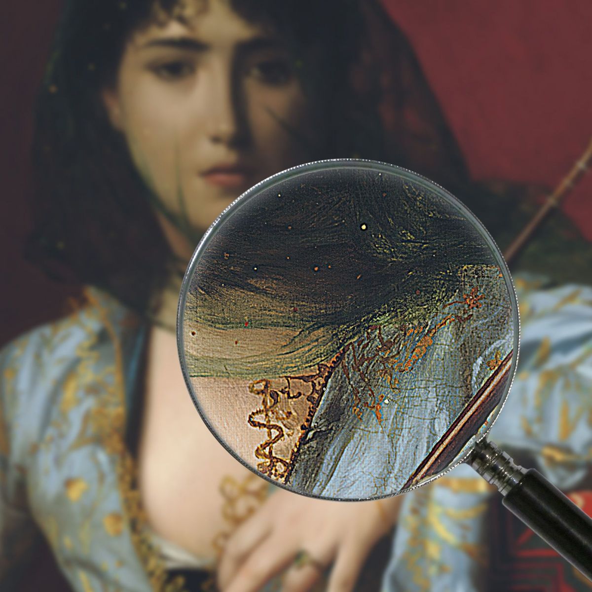 Veiled Circassian Beauty Jean-Léon Gérôme jlg159 canvas print
