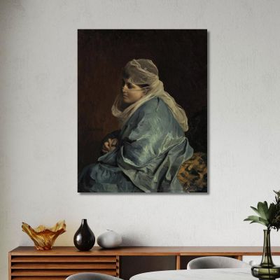 Woman Of Constantinople Jean-Léon Gérôme jlg164 canvas print 