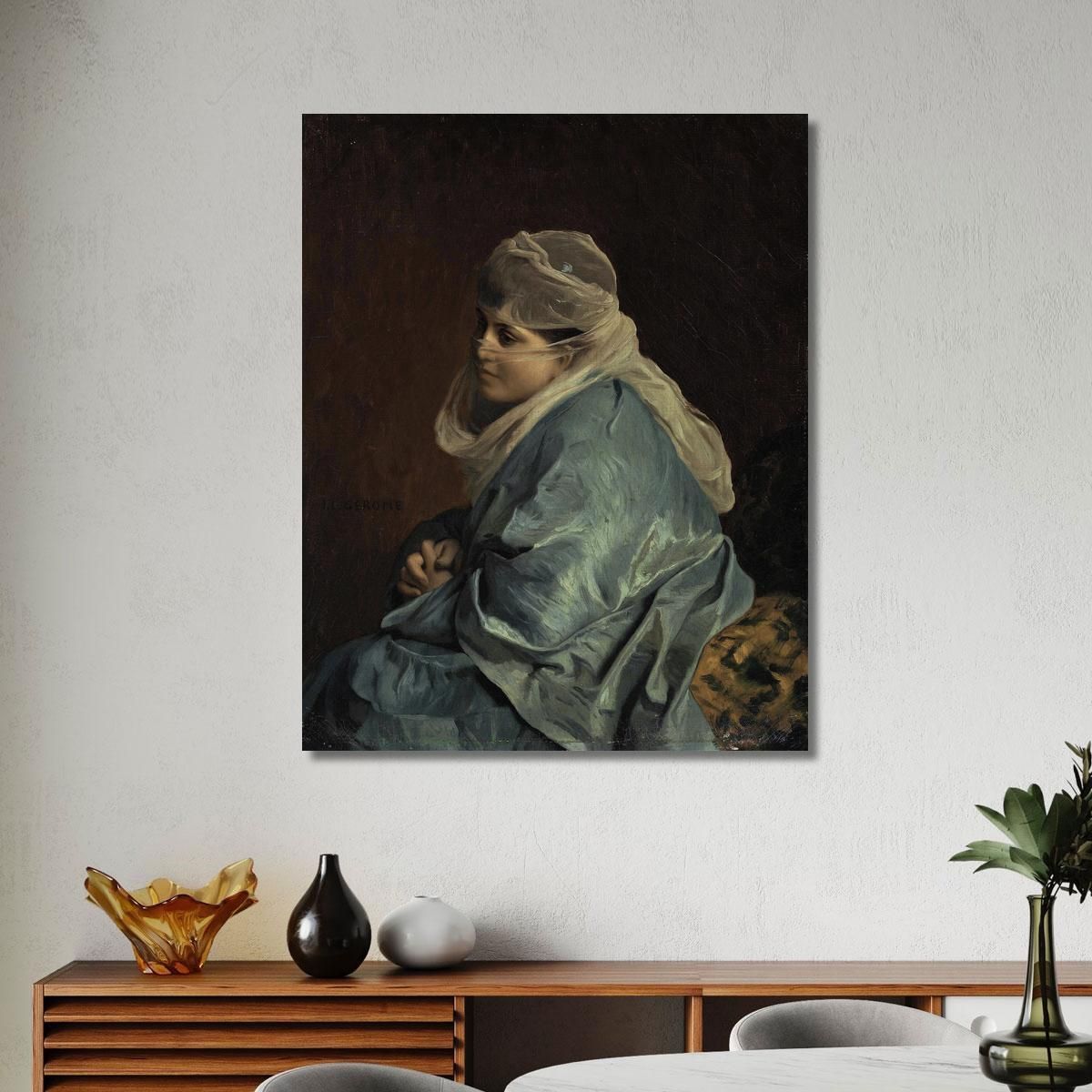 Woman Of Constantinople Jean-Léon Gérôme jlg164 canvas print 